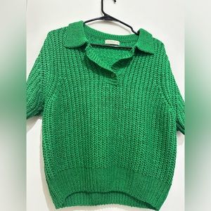 ILLA ILLA medium crochet knitted sweater top